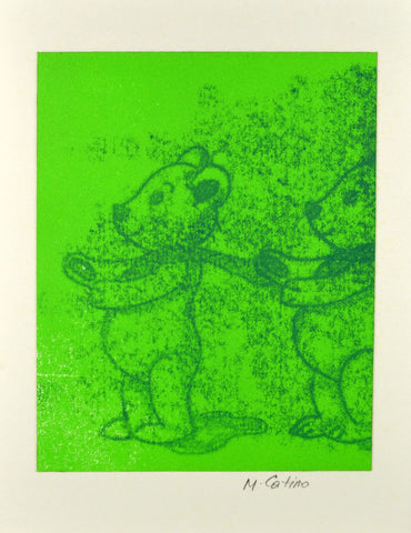 Note Card - Bears 2 Green